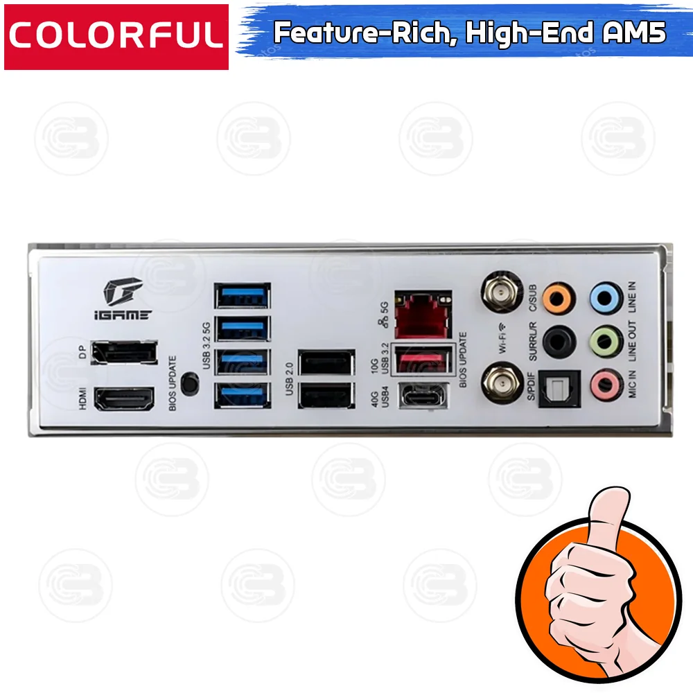 [CoolBlasterThai] COLORFUL MAINBOARD iGame X870 Senna V14 AMD AM5 DDR5 ATX ประกัน 3 ปี