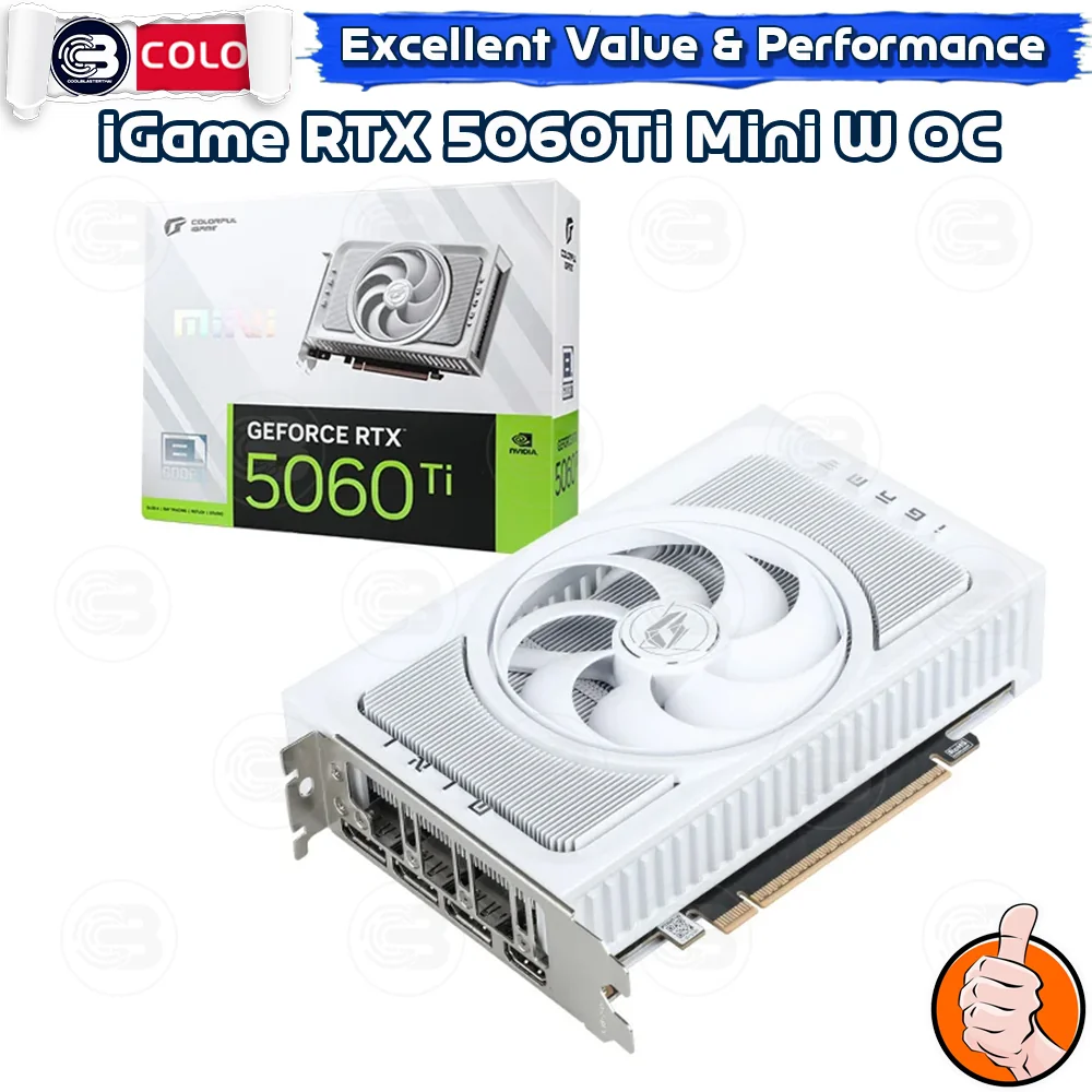 [CoolBlasterThai] COLORFUL iGame GeForce RTX 5060 Ti Mini W OC 8GB-V (3Y)
