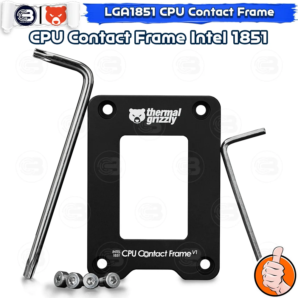 [CoolBlasterThai] THERMAL GRIZZLY INTEL LGA 1851 CPU CONTACT FRAME V1 (เฟรม)