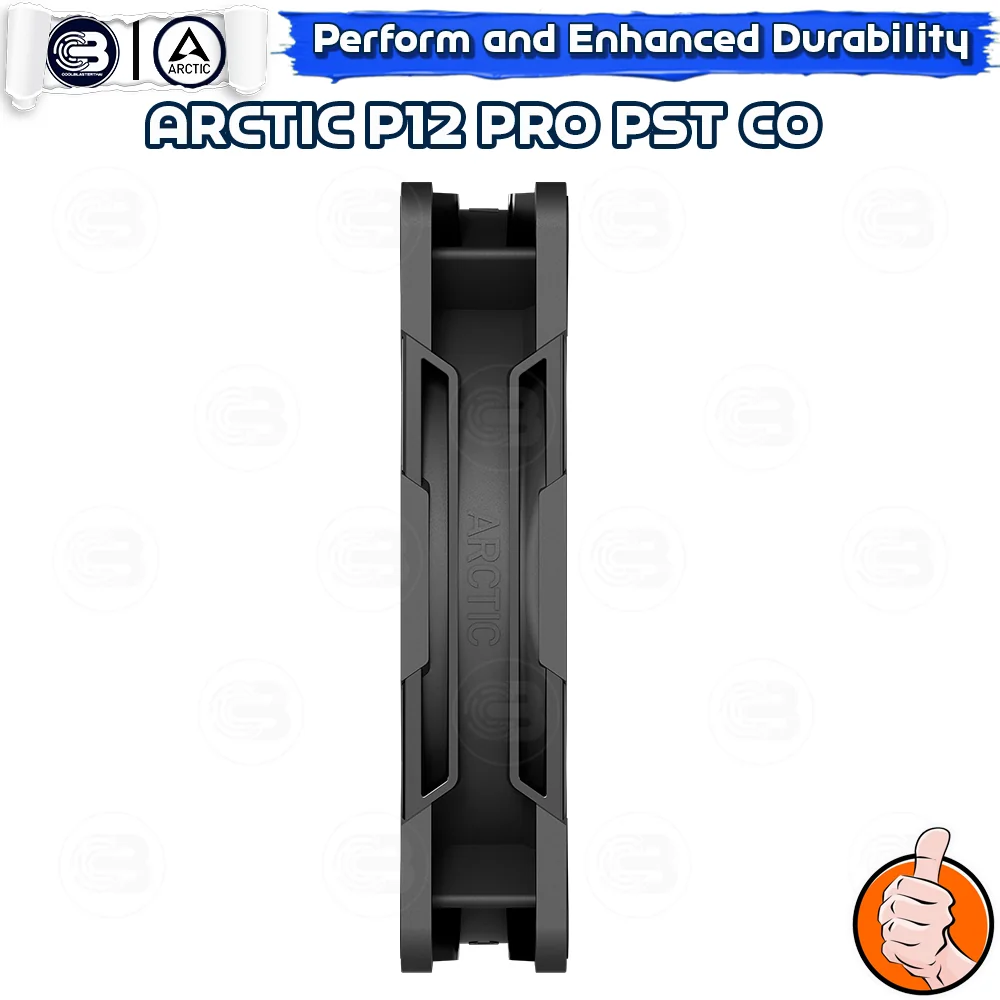 [CoolBlasterThai] ARCTIC P12 PRO PST CO Black (size 120 mm.) PC Fan Case ประกัน 6 ปี