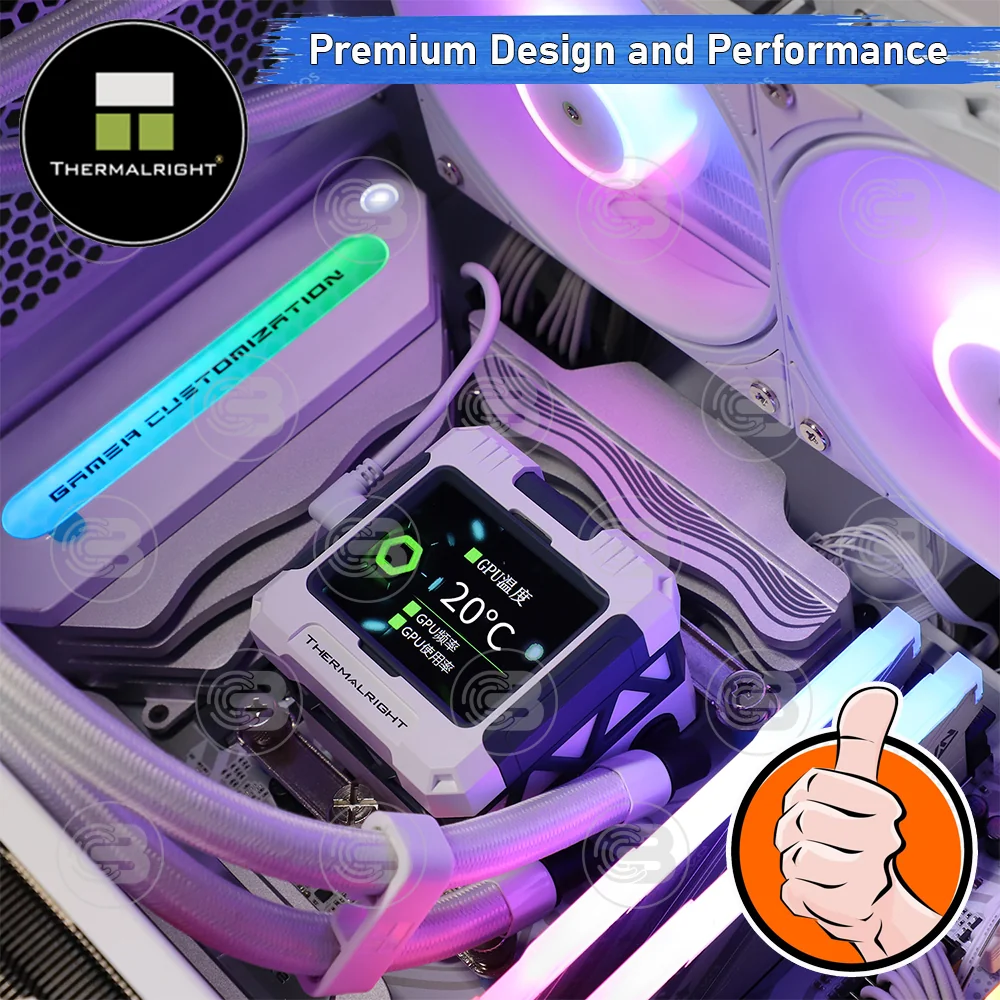 [CoolBlasterThai] Thermalright FROZEN WARFRAME 360 WHITE ARGB AIO Liquid CPU Cooler (AM5/LGA1851 Ready) ประกัน 5 ปี