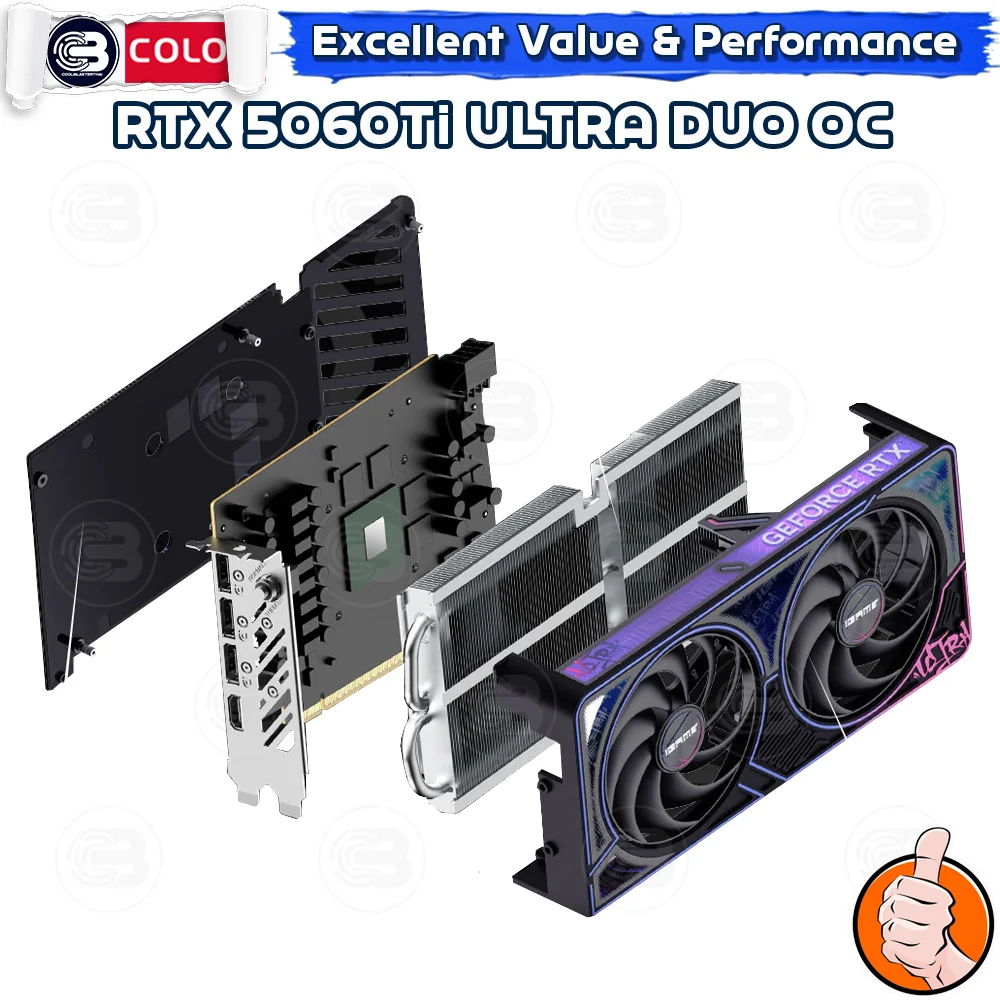 [CoolBlasterThai] COLORFUL iGame GeForce RTX 5060Ti Ultra DUO OC 16GB-V (3Y)