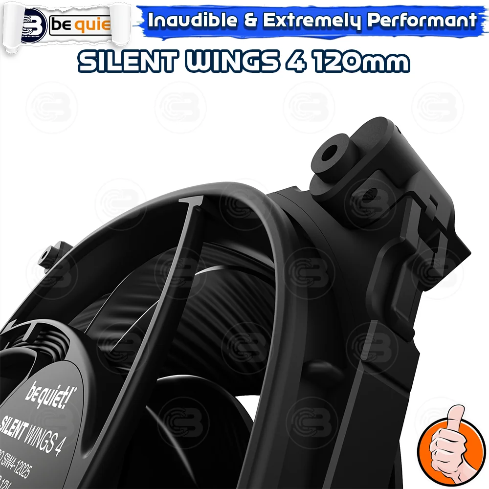 [CoolBlasterThai] Be Quiet Silent Wings 4 120 PWM high-speed PC Fan Case (BL094) ประกัน 5 ปี