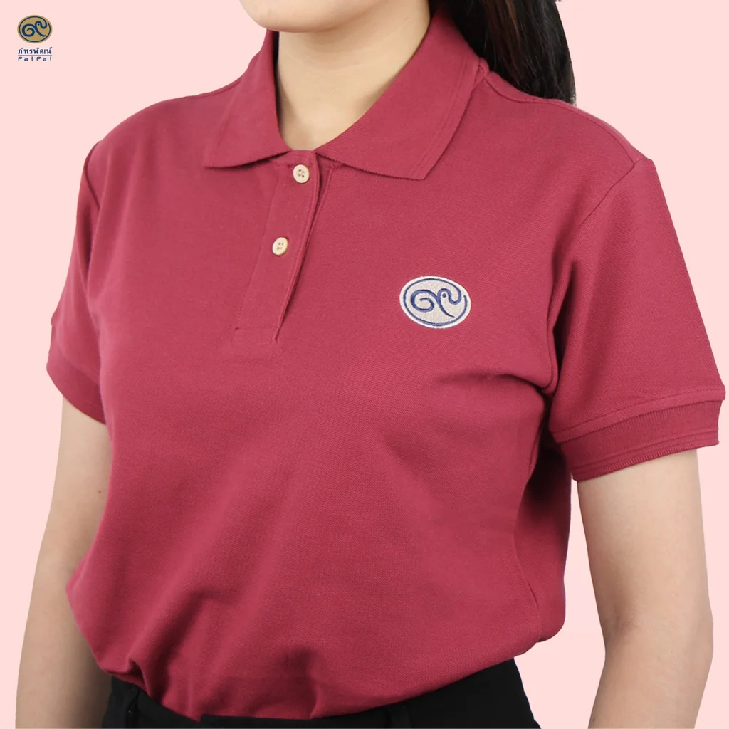 เสื้อโปโลภัทรพัฒน์ สีแดง