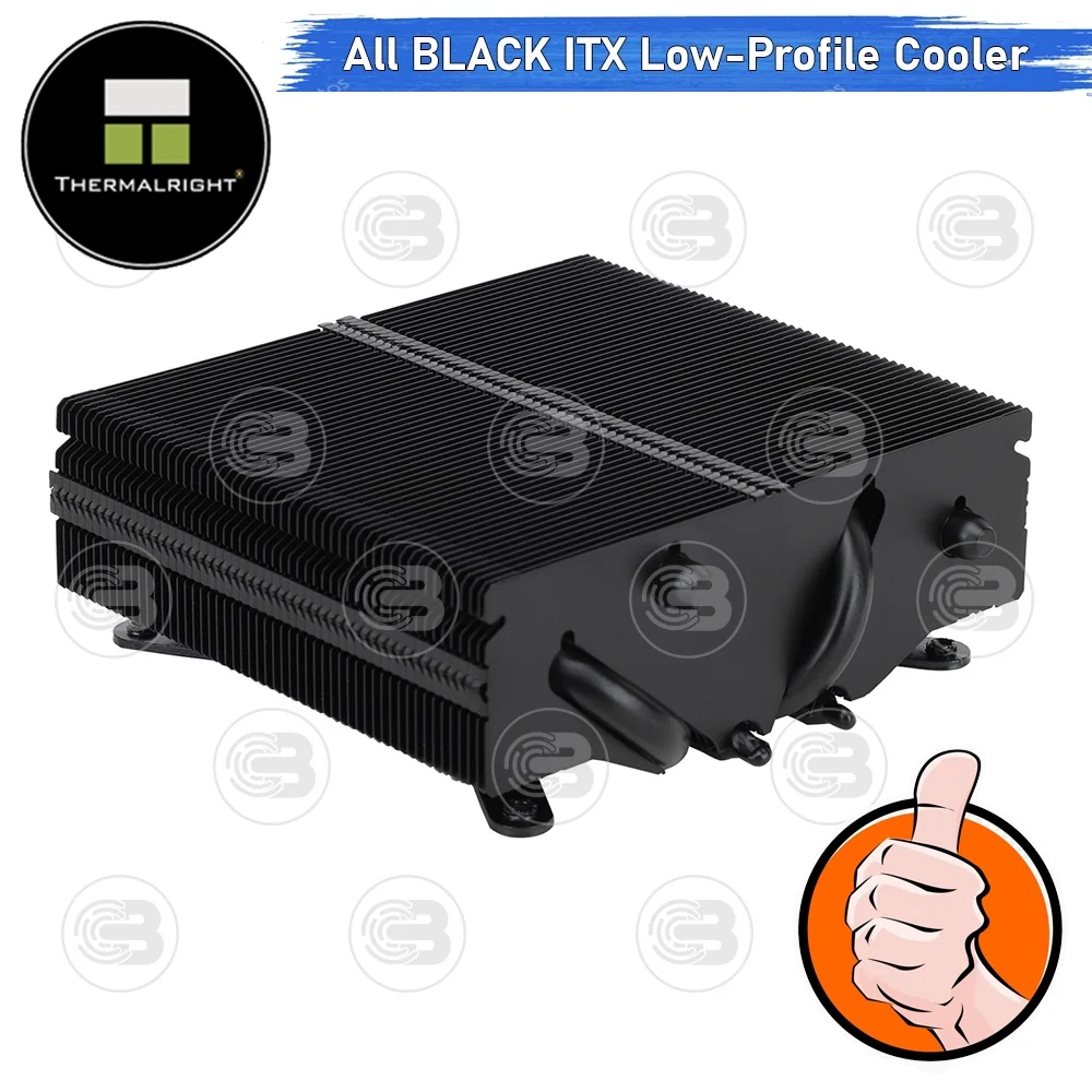 [CoolBlasterThai] Thermalright AXP90 X53 Black Low-Profile CPU Cooler with 4 Heatpipes (AM5/LGA1851 Ready) ประกัน 6 ปี
