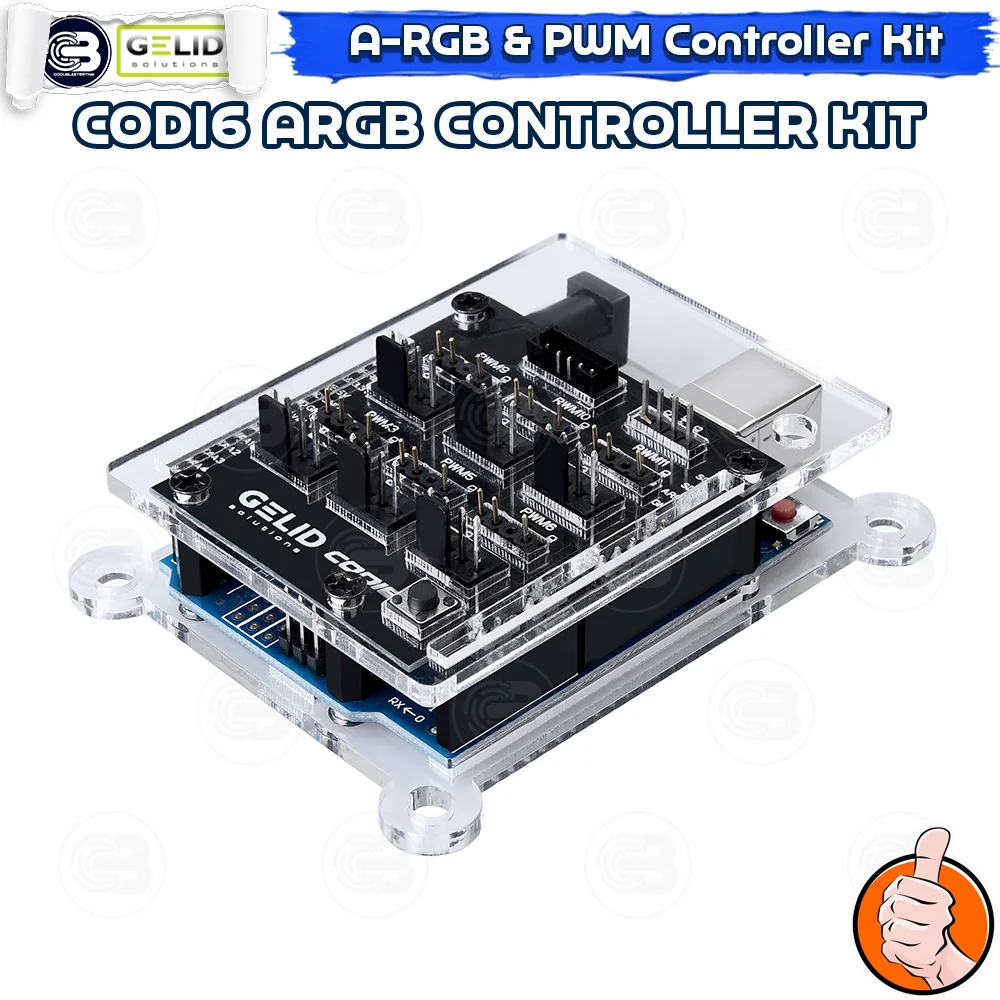[CoolBlasterThai] GELID CODI6 A-RGB HUB+ PWM CONTROLLER HUB KIT