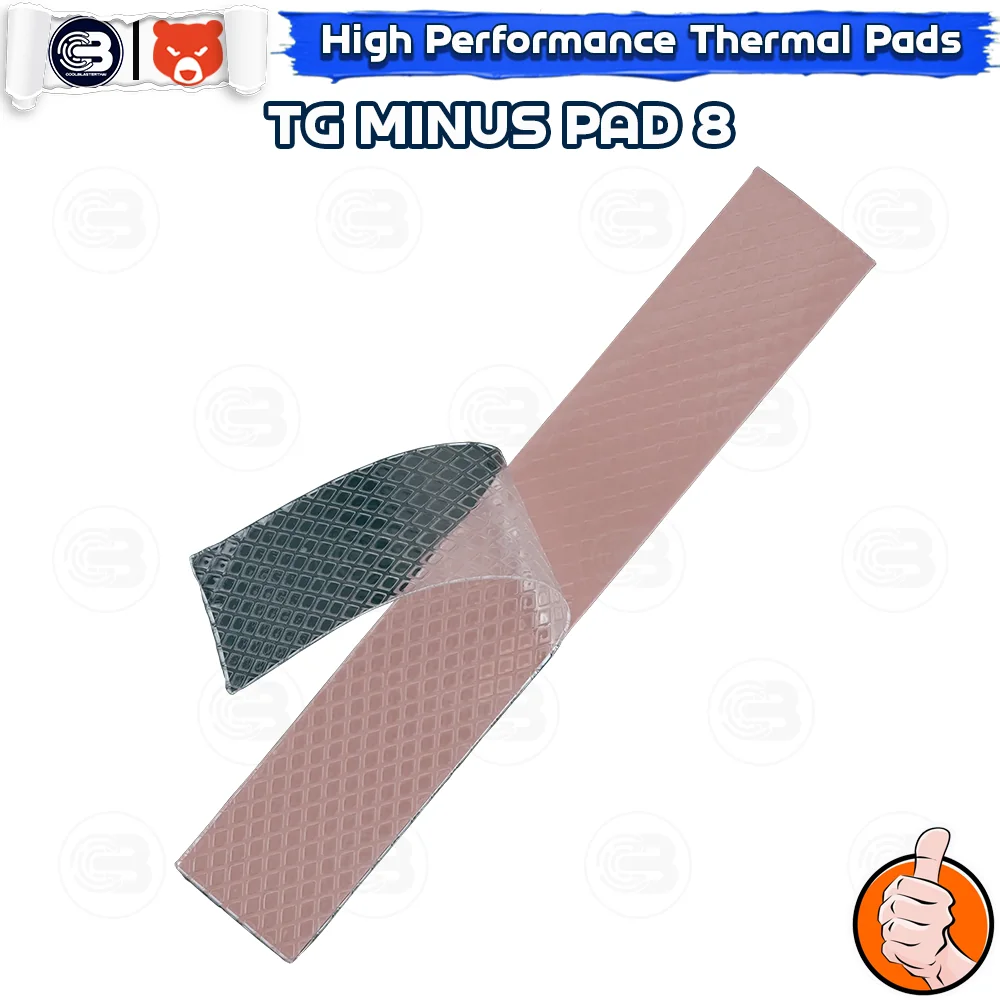 [CoolBlasterThai] THERMAL GRIZZLY MINUS PAD 8 Thermal Pad 2PCS- 120x20 /2.0 mm./8 W/mK