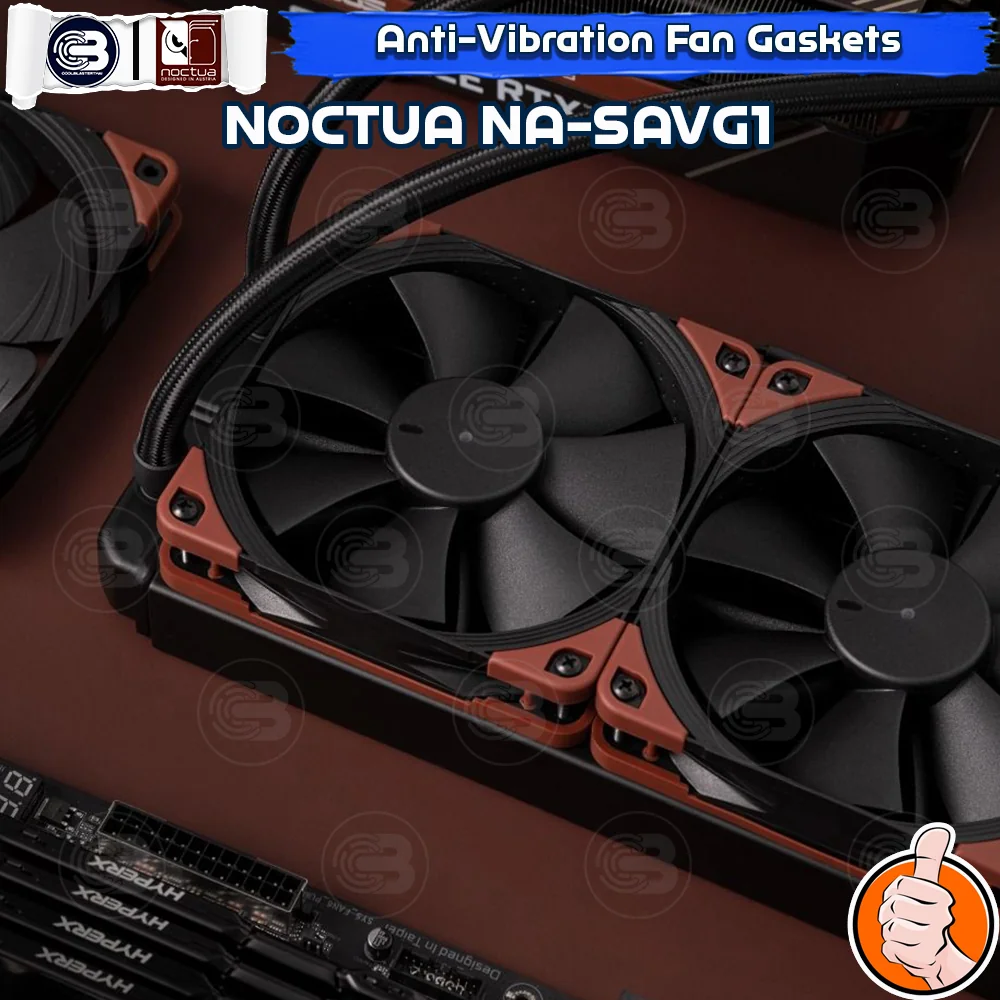 [CoolBlasterThai] NOCTUA NA-SAVG1 Anti-vibration Gaskets For 120 mm Fan (Set Of 3)
