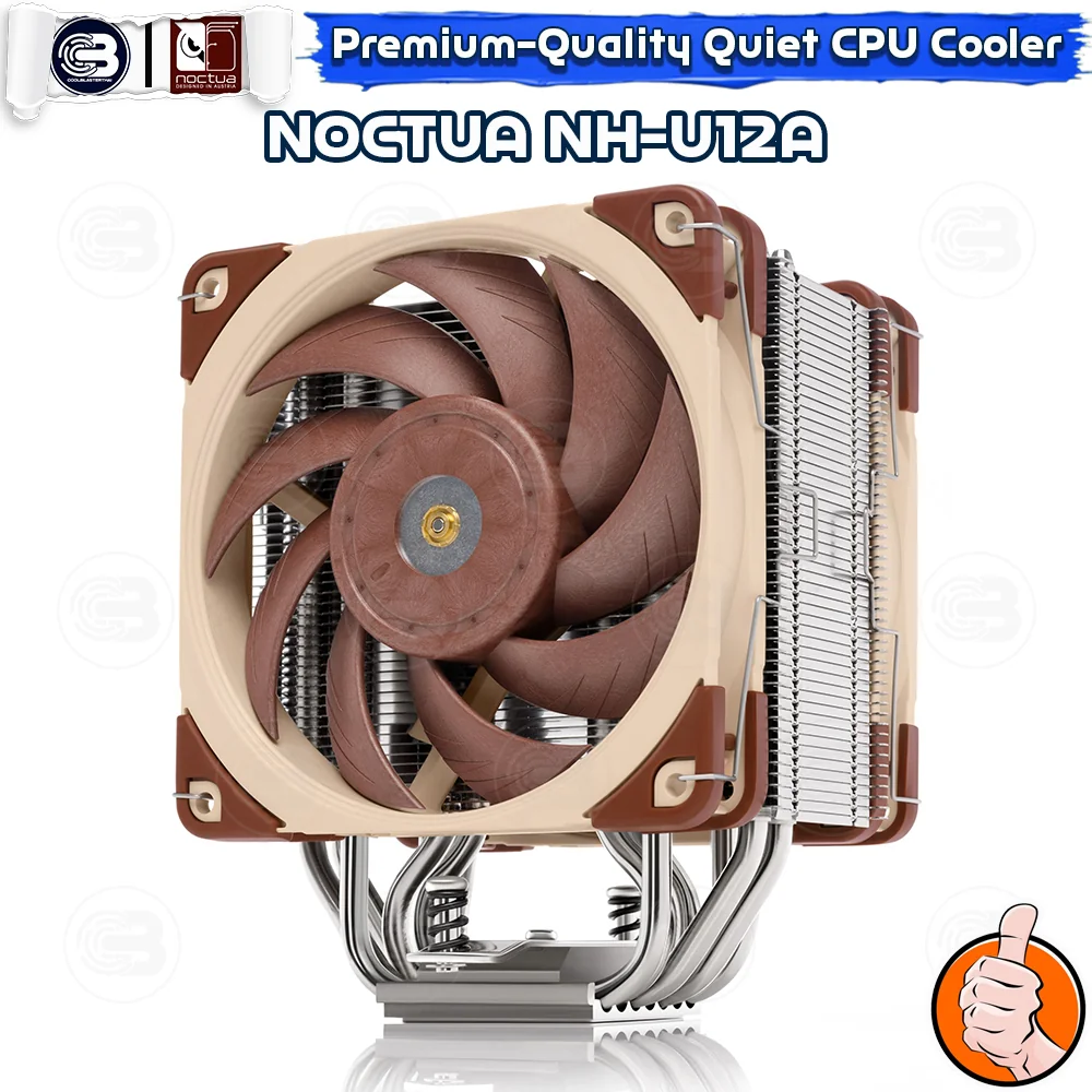 [CoolBlasterThai] NOCTUA NH-U12A Heat Sink CPU Cooler (AM5/LGA1700 Ready) ประกัน 6 ปี
