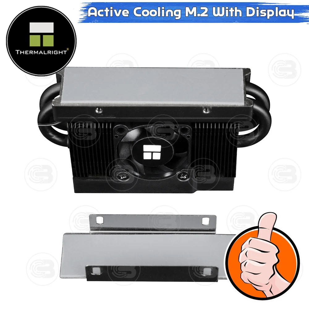 [CoolBlasterThai] Thermalright HR-10 2280 PRO Digital BLACK SSD M.2 COOLING KIT With Heatpipe