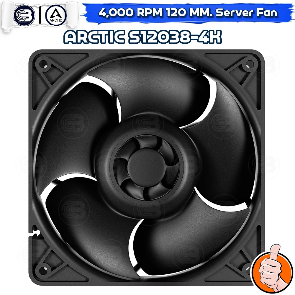 [CoolBlasterThai] ARCTIC S12038-4K 4000 RPM (size 120 mm.) PC Fan Case ประกัน 6 ปี