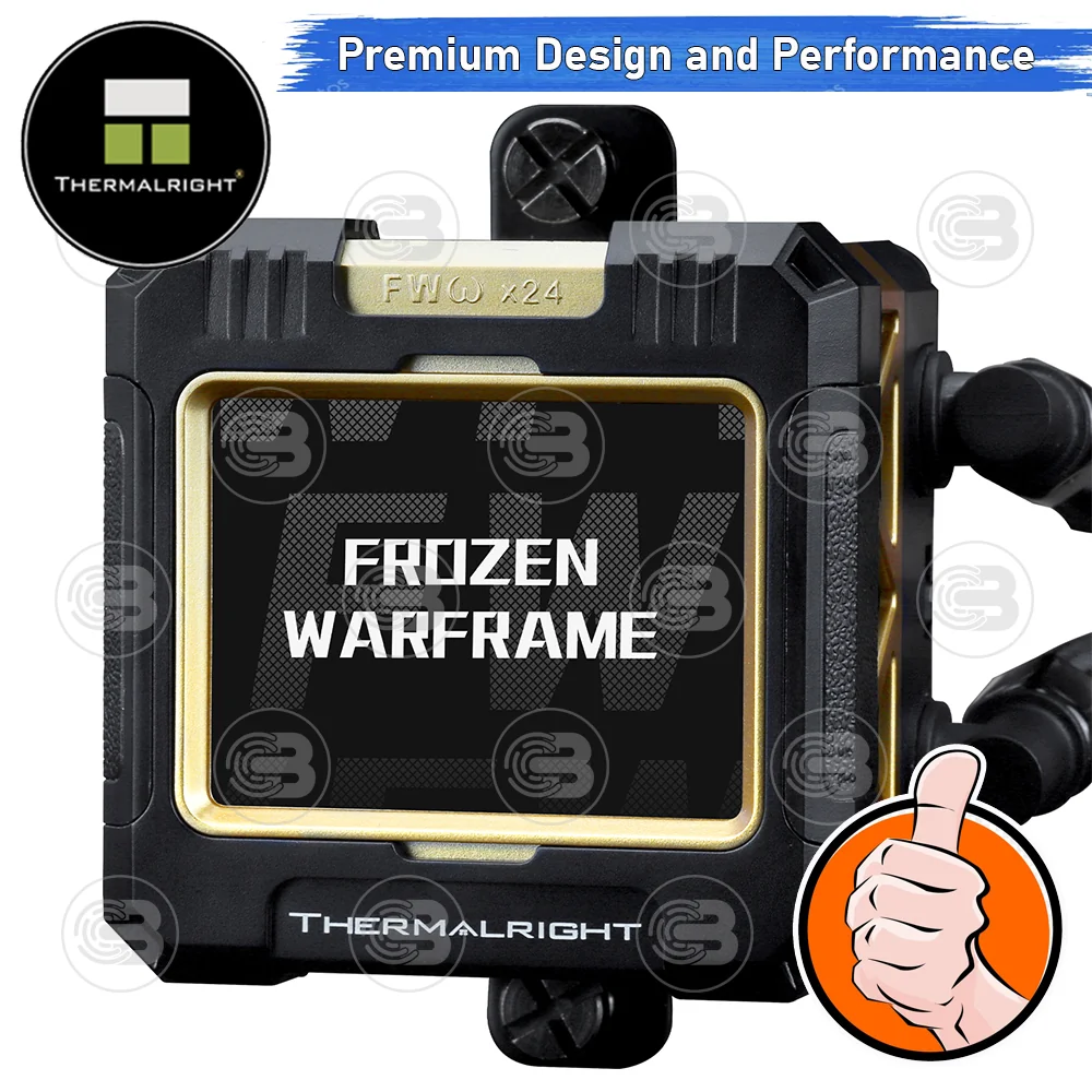 [CoolBlasterThai] Thermalright FROZEN WARFRAME X 360 BLACK (FANLESS) AIO Liquid CPU Cooler (AM5/LGA1851 Ready)