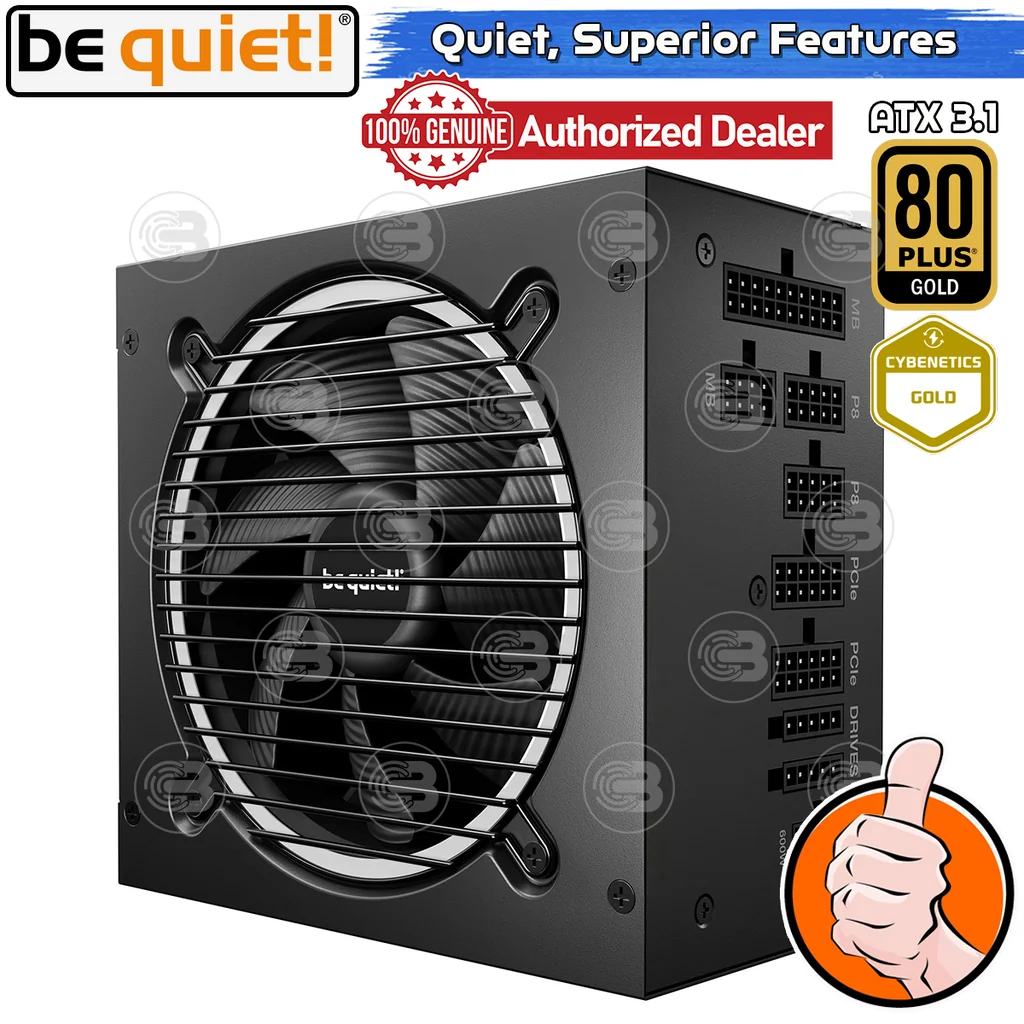 [CoolBlasterThai] Be Quiet PURE POWER 13 M 1000W 80+GOLD (BP028EU) ประกัน 10 ปี (รับส่วนลด 200 บาท)