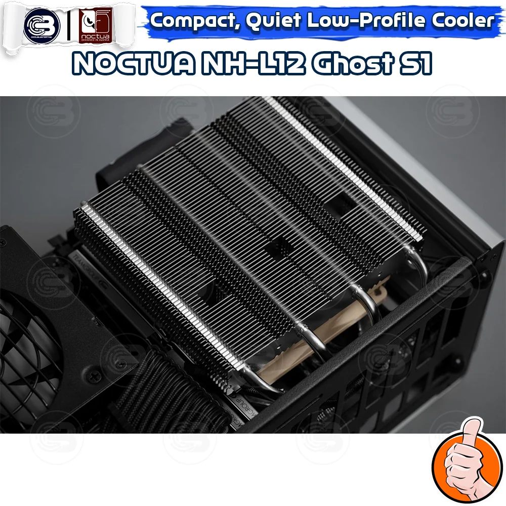 [CoolBlasterThai] NOCTUA NH-L12 Ghost S1 edition Quiet Low-porfile CPU Cooler (AM5/LGA1700 Ready) ประกัน 6 ปี