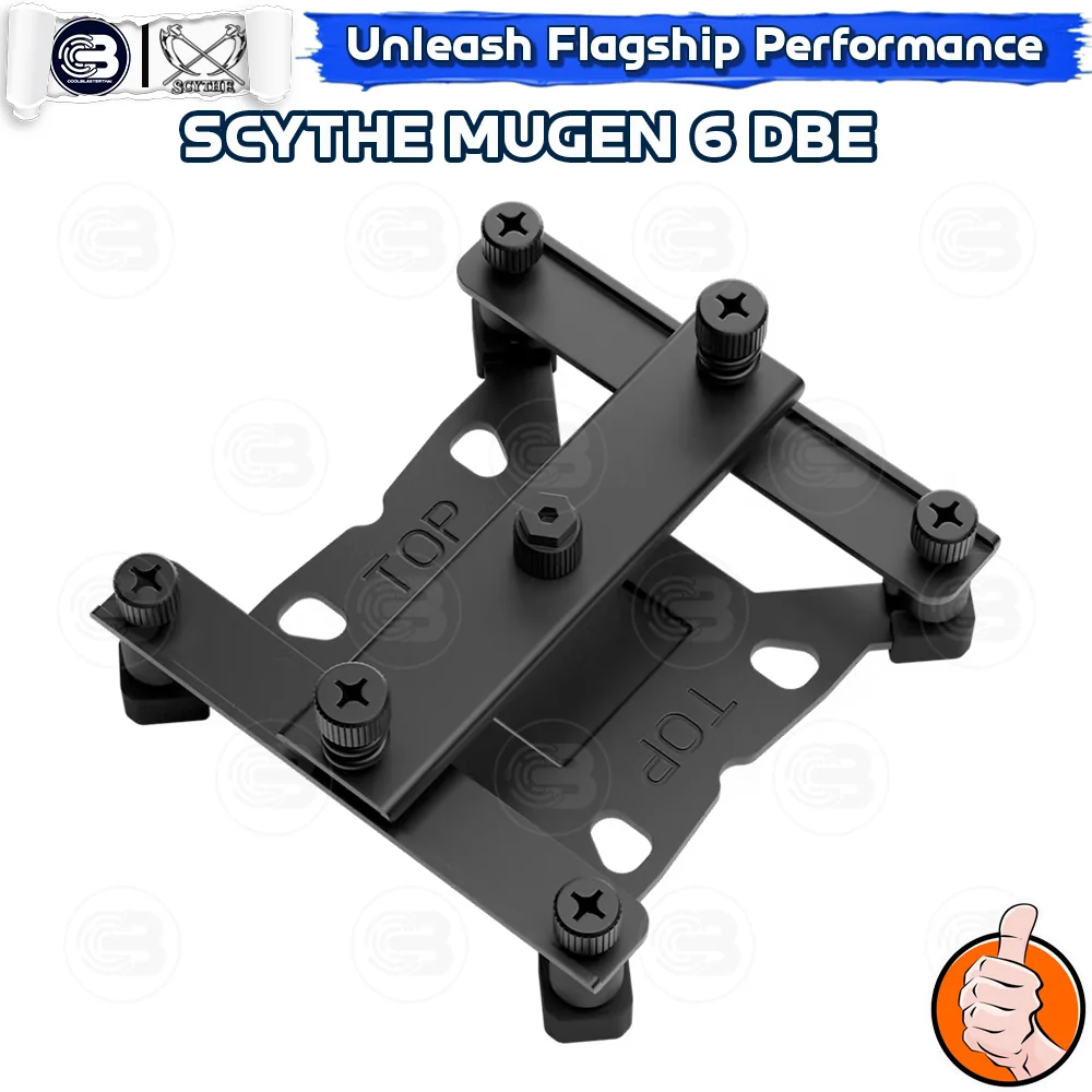 [CoolBlasterThai] SCYTHE MUGEN 6 DBE (Dual Fan Black Edition) CPU Cooler Single Tower 6 Heatpipes (AM5/LGA1851 Ready)