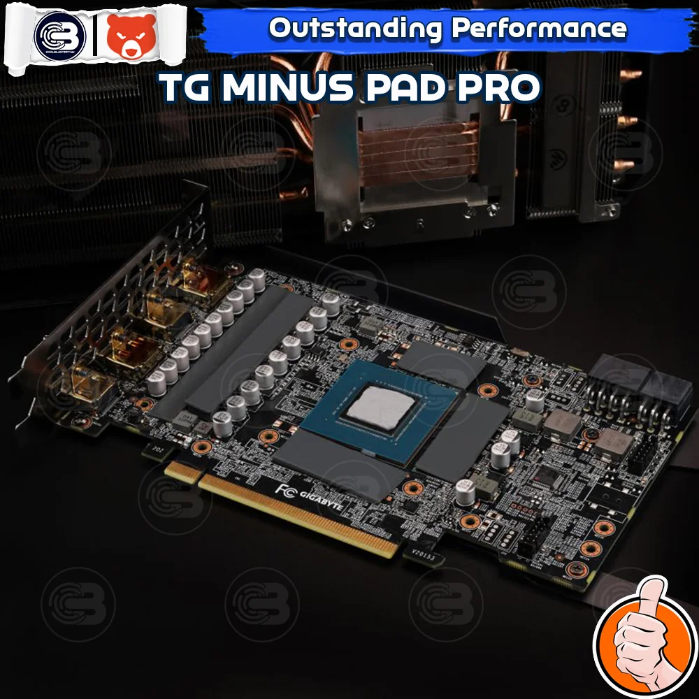 [CoolBlasterThai] THERMAL GRIZZLY MINUS PAD PRO Thermal Pad 2PCS- 120x20 /1.0 mm./>15 W/mK