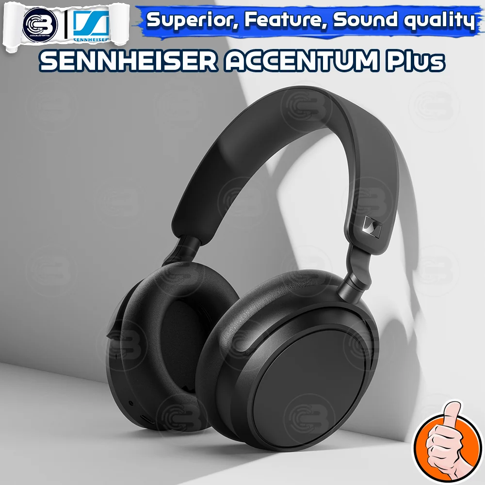 [CoolBlasterThai] SENNHEISER ACCENTUM Plus Wireless BLACK Around-the-ear Sound Quality With ANC