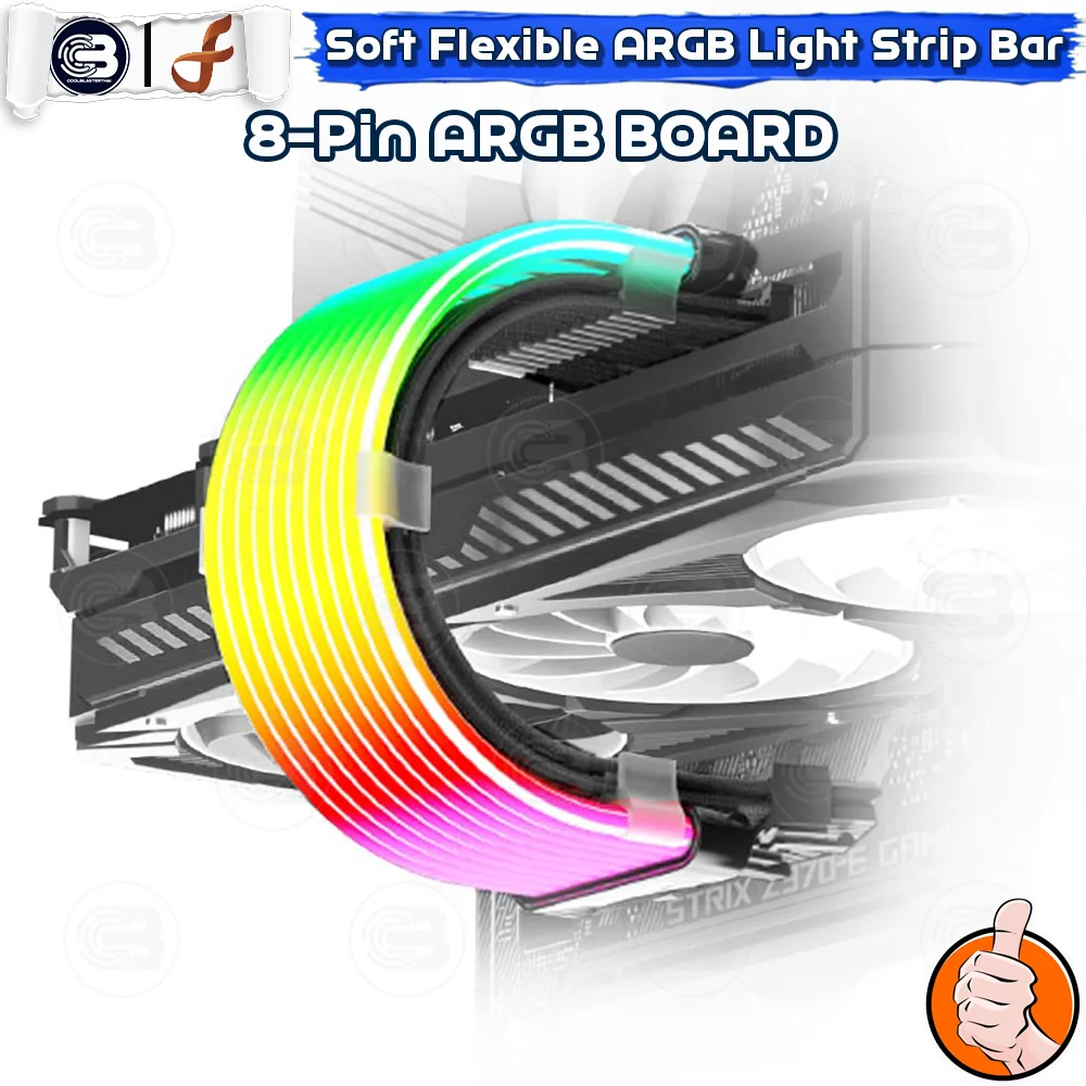 [CoolBlasterThai] Dark Forest CurveAurora Gen. IV 8-PIN A-RGB Board Soft Flexible Light Strip Bar