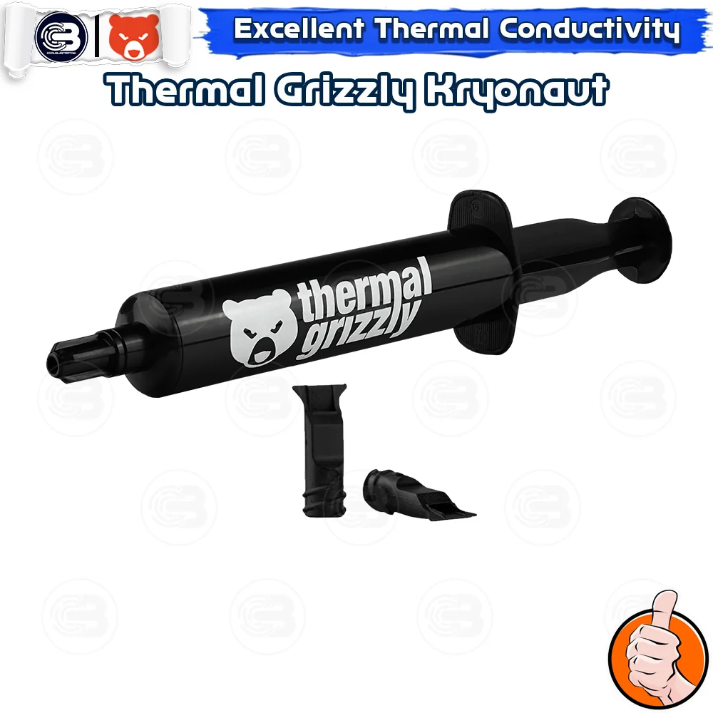[CoolBlasterThai] THERMAL GRIZZLY KRYONAUT 37g.Thermal compound (ซิลิโคนนำความร้อน)