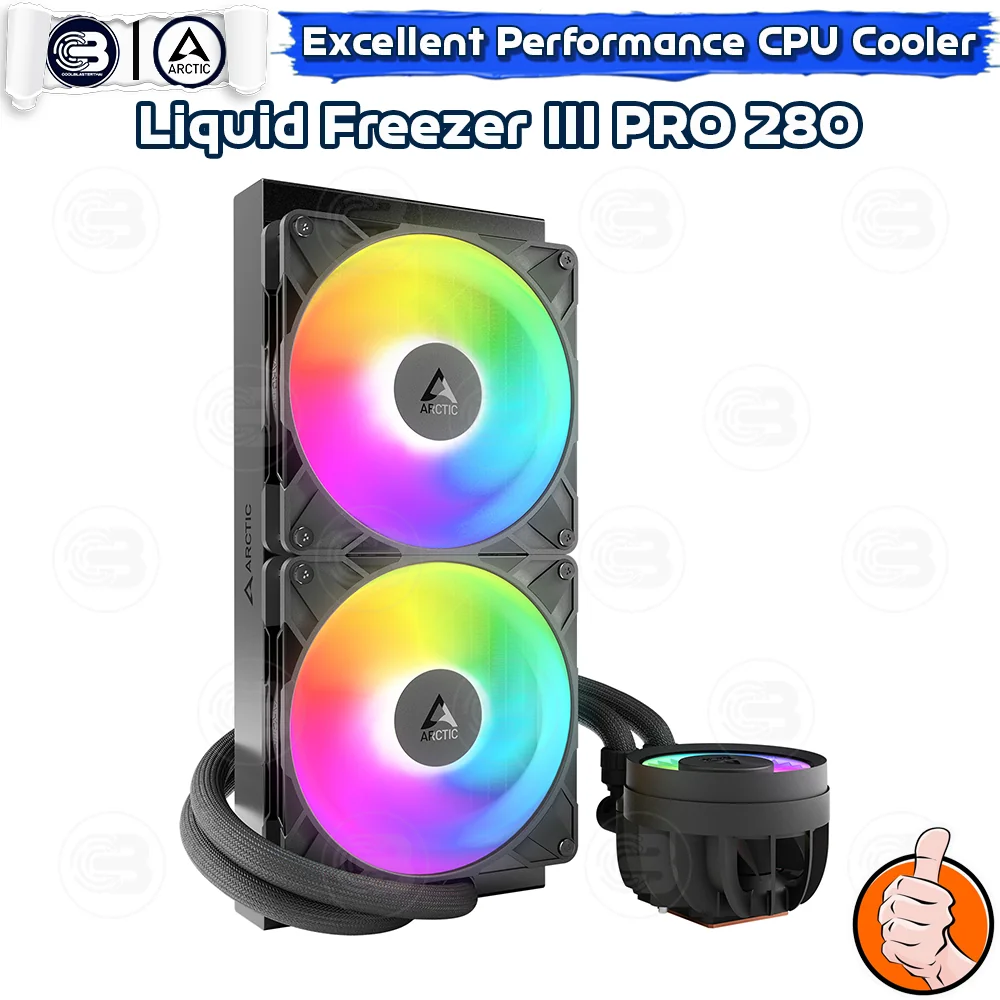 [CoolBlasterThai] ARCTIC Liquid Freezer III PRO 280 A-RGB Black (All-In-One CPU Water Cooler) (LGA1851/1700/AM5/AM4)