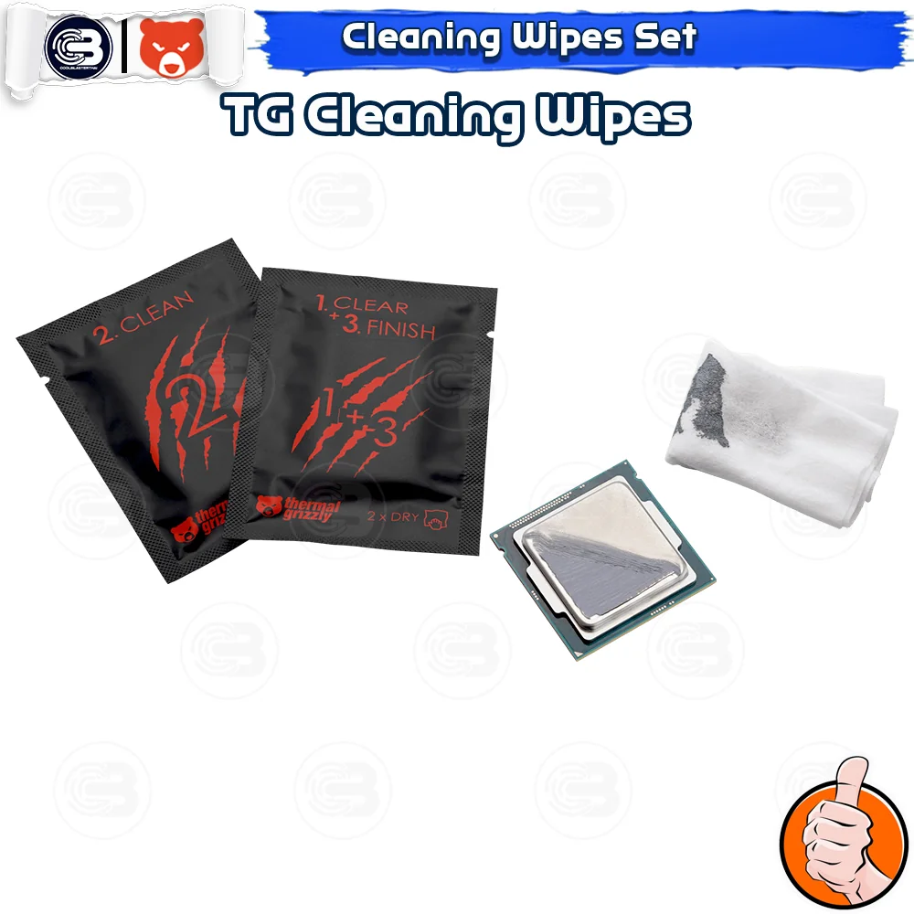 [CoolBlasterThai] THERMAL GRIZZLY Cleaning Wipes