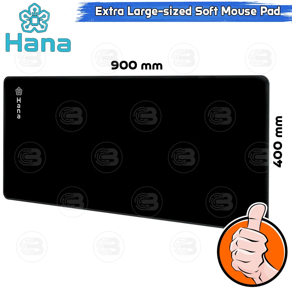 [CoolBlasterThai] Hana All Black Mouse Pad XL (900x400mm) (แผ่นรองเมาส์)