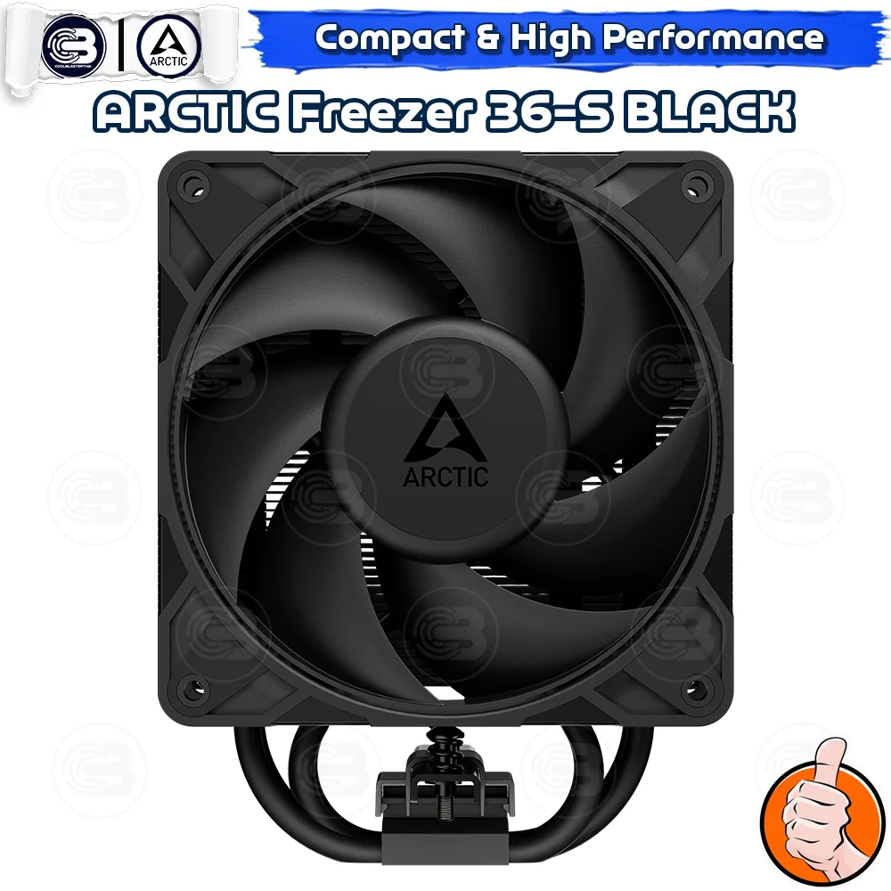 [CoolBlasterThai] ARCTIC FREEZER 36-S BLACK CPU Air Cooler (LGA1851/1700/AM5/AM4)