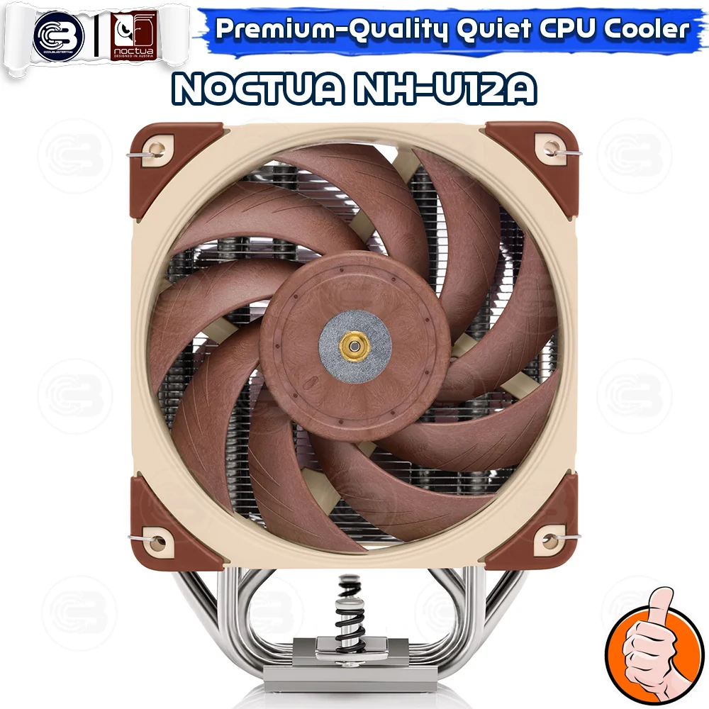 [CoolBlasterThai] NOCTUA NH-U12A Heat Sink CPU Cooler (AM5/LGA1700 Ready) ประกัน 6 ปี