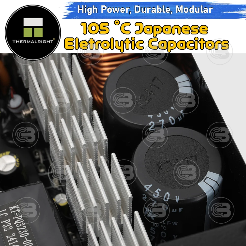 [CoolBlasterThai] Thermalright Power Supply 750W WHITE 80 Plus Gold Full Modular (SG750-W) ประกัน 5 ปี