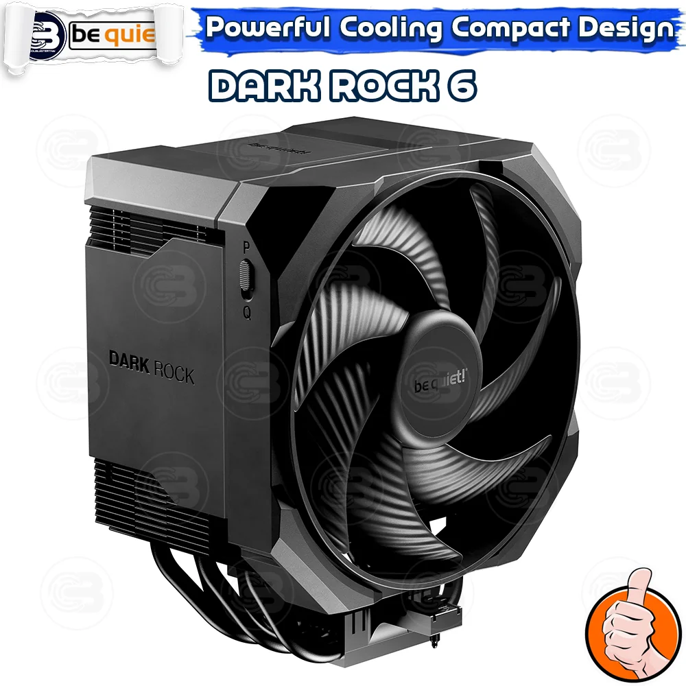 [CoolBlasterThai] Be Quiet Dark Rock 6 Heat Sink CPU Cooler (AM5/LGA1851 Ready) (BK046) ประกัน 3 ปี