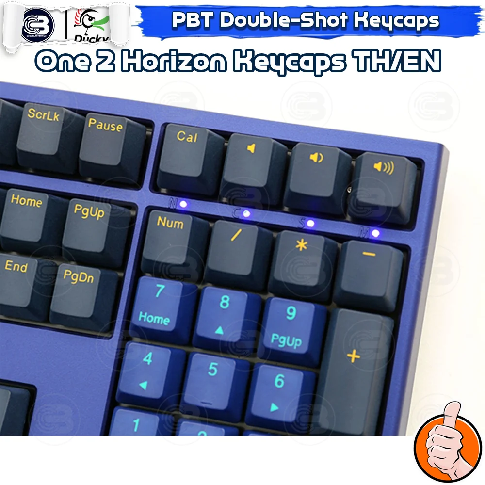 [CoolBlasterThai] Ducky One 2 Horizon Keycap Set 108 Keys TH/EN (คีย์บอร์ด)