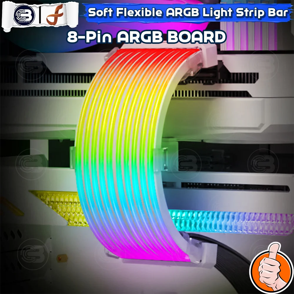 [CoolBlasterThai] Dark Forest CurveAurora Gen. IV 8-PIN A-RGB Board Soft Flexible Light Strip Bar