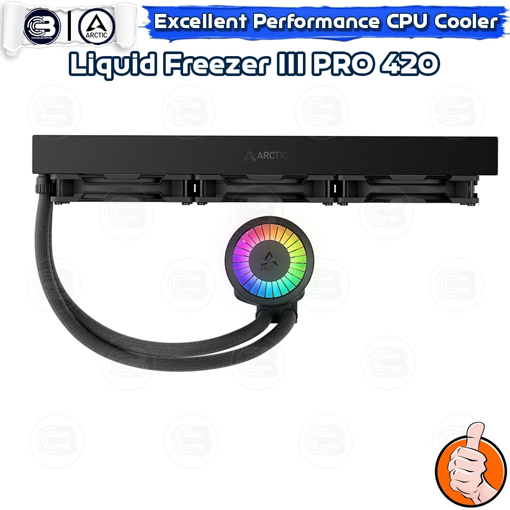 [CoolBlasterThai] ARCTIC LIQUID FREEZER III PRO 420 A-RGB Black (All-In-One CPU Water Cooler) (LGA1851/1700/AM5/AM4)