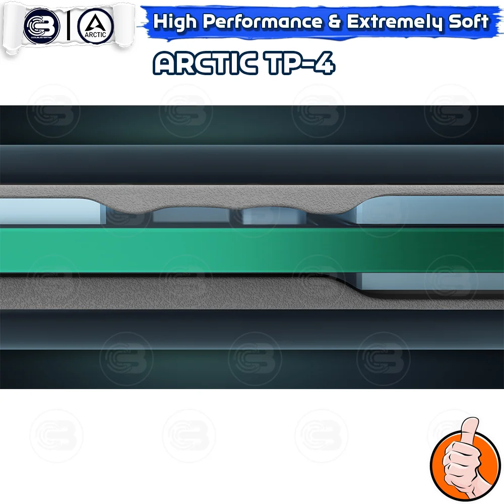 [CoolBlasterThai] ARCTIC TP-4 High Performance Extremely Soft Thermal Pad 120x20x1.5 mm.(4 PCS) (ซิลิโคนนำความร้อน)