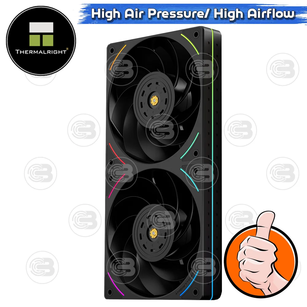 [CoolBlasterThai] Thermalright TL-UB24R Row Reverse Fan Optimized Static Pressure ARGB (size 120 mm.) ประกัน 3 ปี (พัดลม)