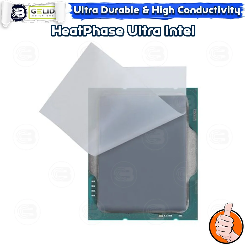 [CoolBlasterThai] GELID Heat Phase Ultra For Intel 40x30 mm. CPU (Phase change thermal interface) (ซิลิโคนนำความร้อน)