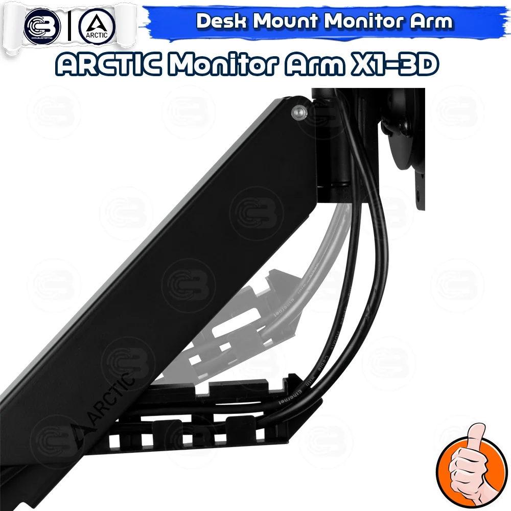 [CoolBlasterThai] ARCTIC X1-3D Desk Mount Gas Spring Monitor Arm