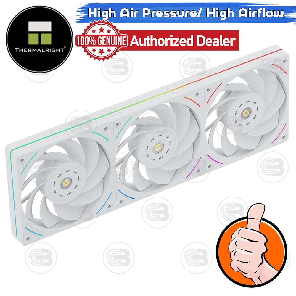 [CoolBlasterThai] Thermalright TL-UB36RW Row Reverse Fan Optimized Static Pressure ARGB (size 120 mm.) (พัดลม)