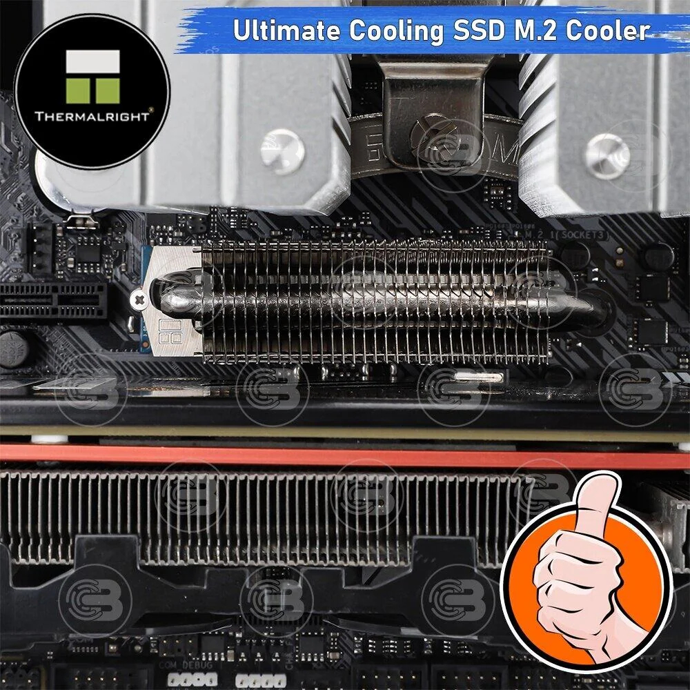 [CoolBlasterThai] Thermalright HR-09 2280 PRO SSD M.2 COOLING KIT With Heatpipe ประกัน 6 ปี