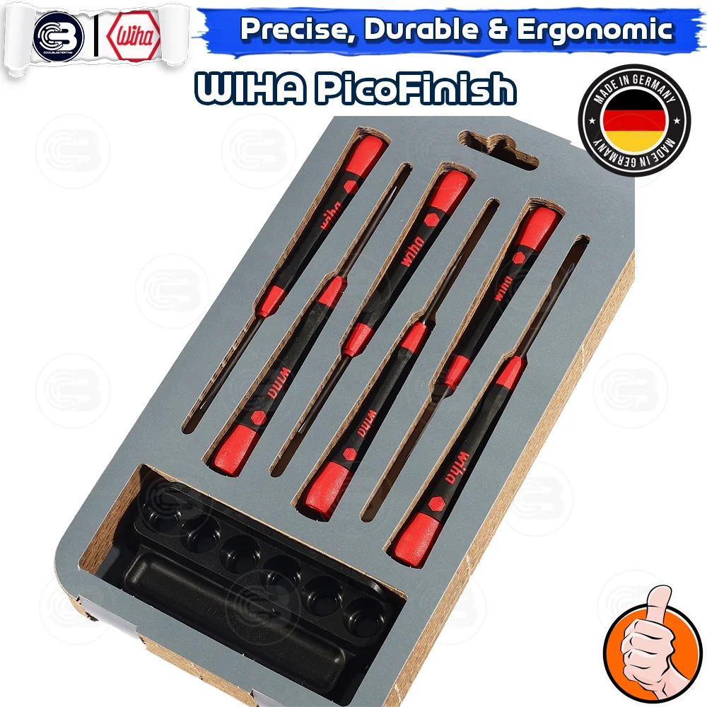 [CoolBlasterThai] WIHA PICOFINISH Fine Screwdriver Set 7PCS With Holder