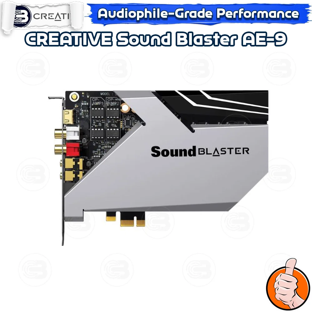 [CoolBlasterThai] CREATIVE Sound Blaster AE-9 Internal Sound Card (การ์ดเสียง)