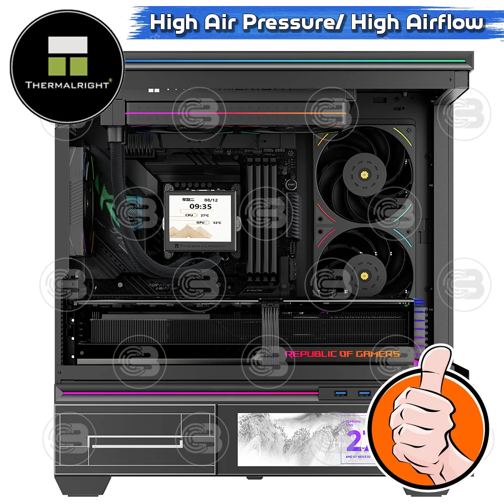 [CoolBlasterThai] Thermalright TL-UB24R Row Reverse Fan Optimized Static Pressure ARGB (size 120 mm.) ประกัน 3 ปี (พัดลม)