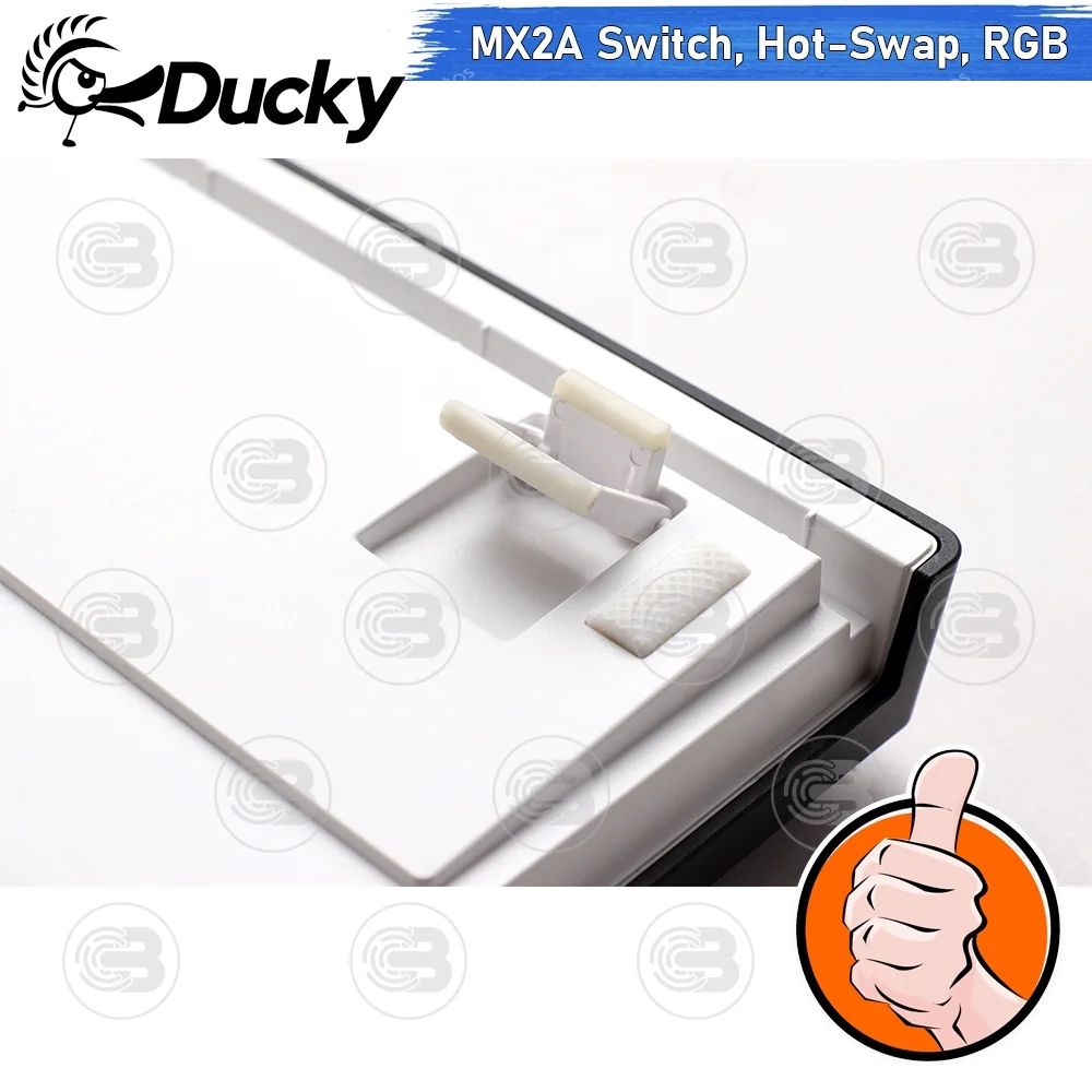 [CoolBlasterThai] Ducky ZERO 6108 Tri-Mode Connectivity RED MX2A Switch 100% TH/EN (คีย์บอร์ด)