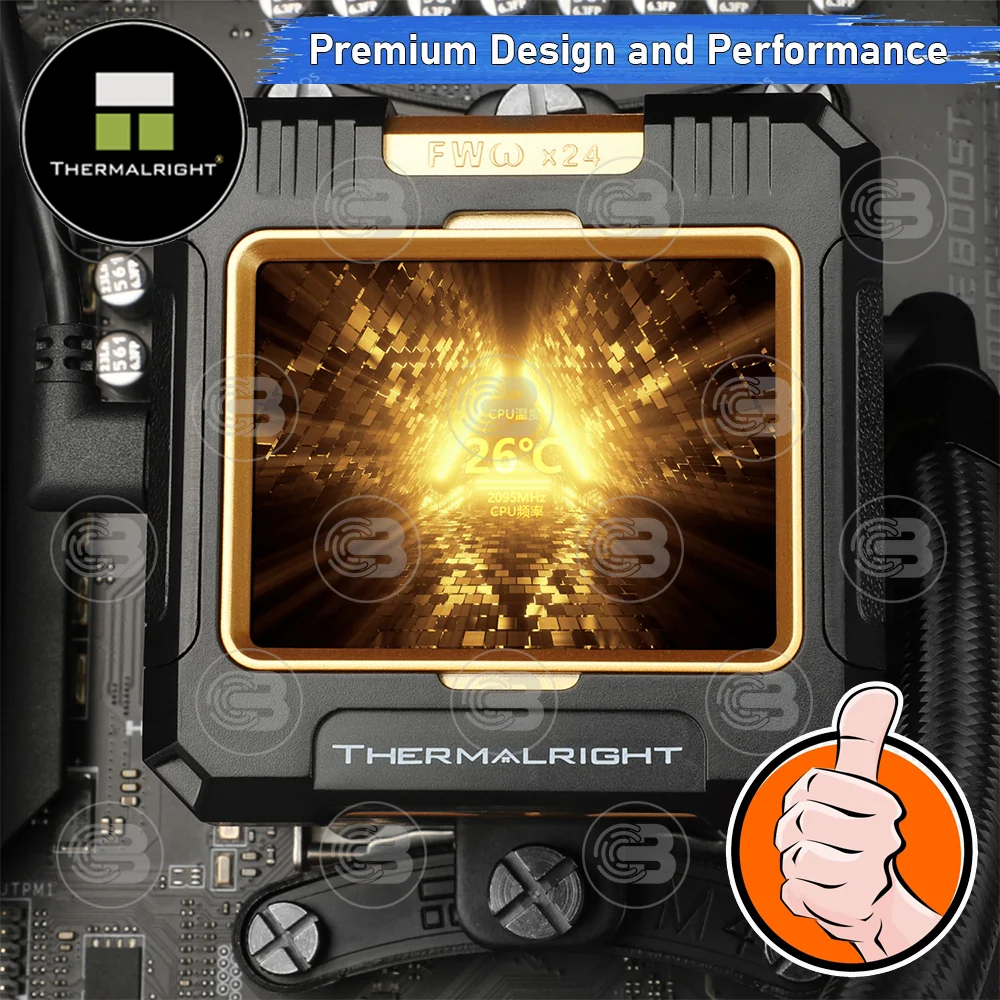 [CoolBlasterThai] Thermalright FROZEN WARFRAME X 240 BLACK (FANLESS) AIO Liquid CPU Cooler (AM5/LGA1851 Ready)