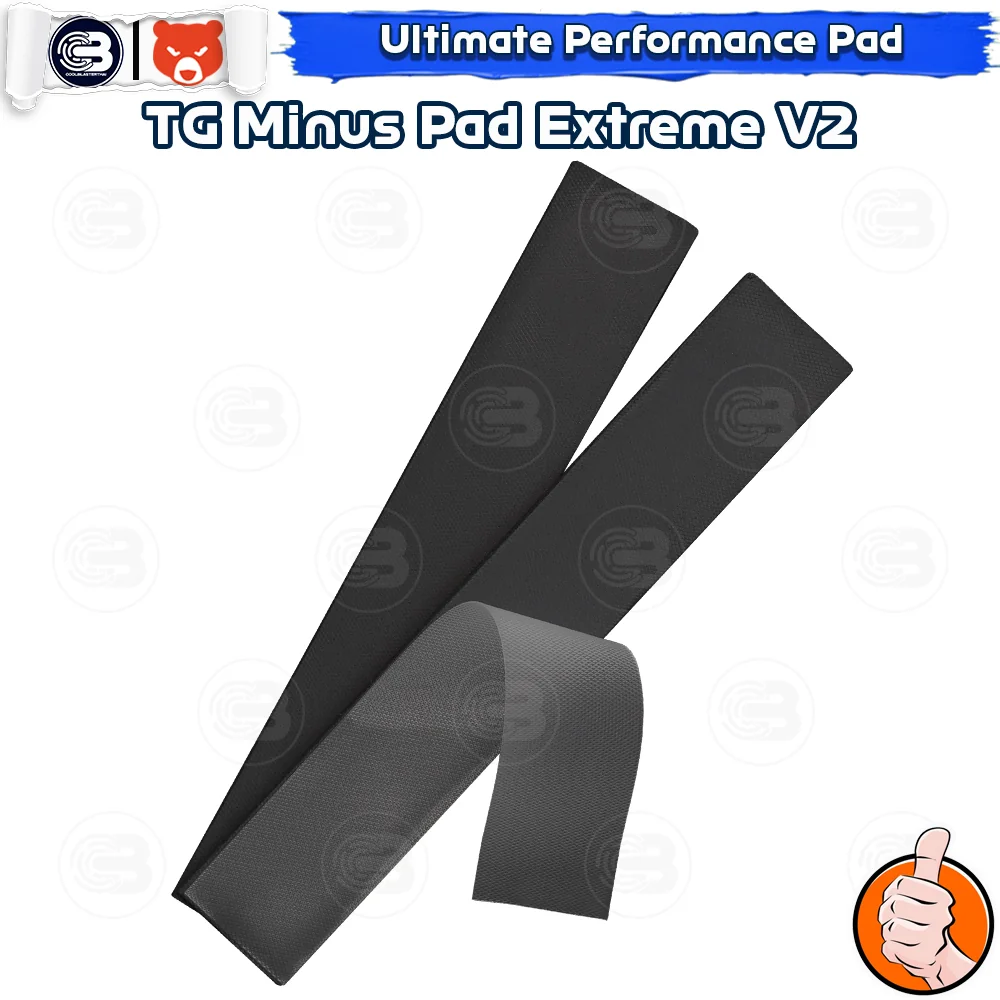 [CoolBlasterThai] THERMAL GRIZZLY MINUS PAD Extreme V2 Thermal Pad 2PCS-120x20x1.5 mm.