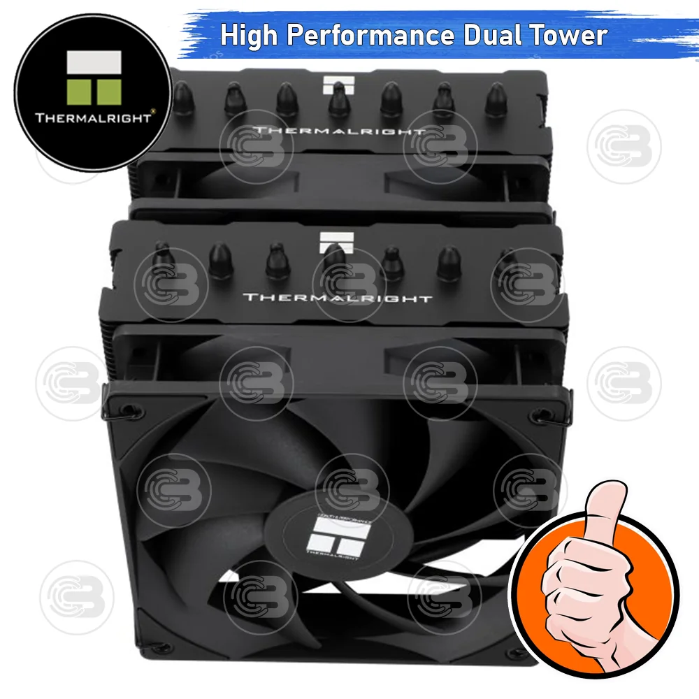 [CoolBlasterThai] Thermalright Phantom Spirit 120 SE BLACK CPU Heat Sink (AM5/LGA1851 Ready)