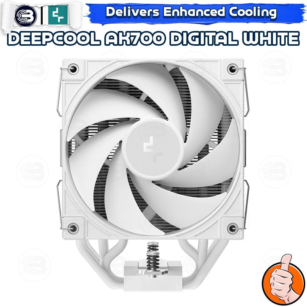 [CoolBlasterThai] DEEPCOOL AK700 DIGITAL WHITE CPU Cooler (LGA1700/AM5 Ready)