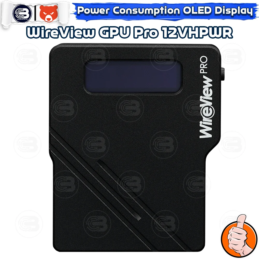 [CoolBlasterThai] THERMAL GRIZZLY WIREVIEW GPU PRO (WV-P-H1R) 12VHPWR Reverse GPU Power Consumption OLED Display (จอแสดงข้อมูลการใช้พลังงาน)