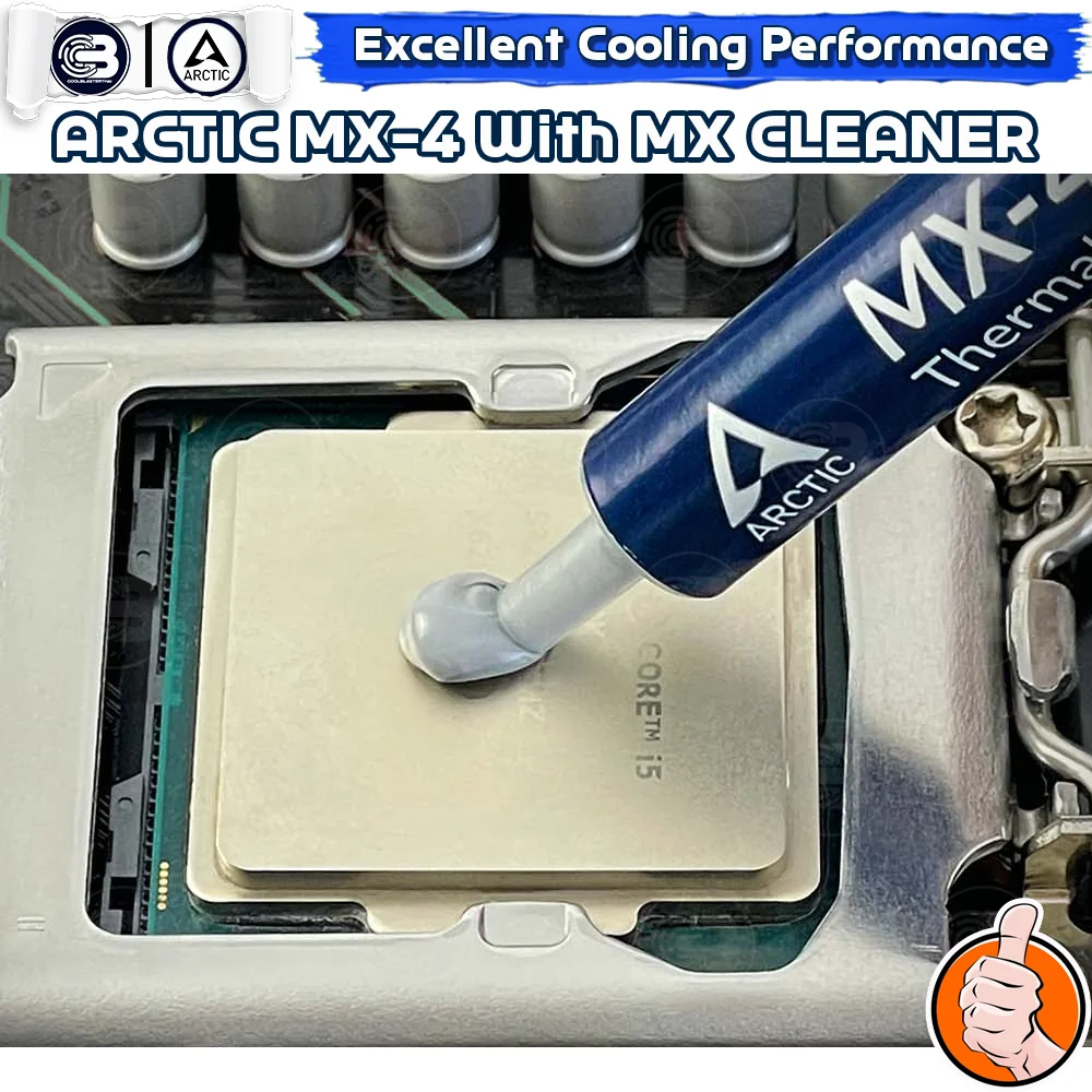 [CoolBlasterThai] ARCTIC MX-4 4g. Thermal Compound with 2x MX-Cleaner (ซิลิโคนนำความร้อน)