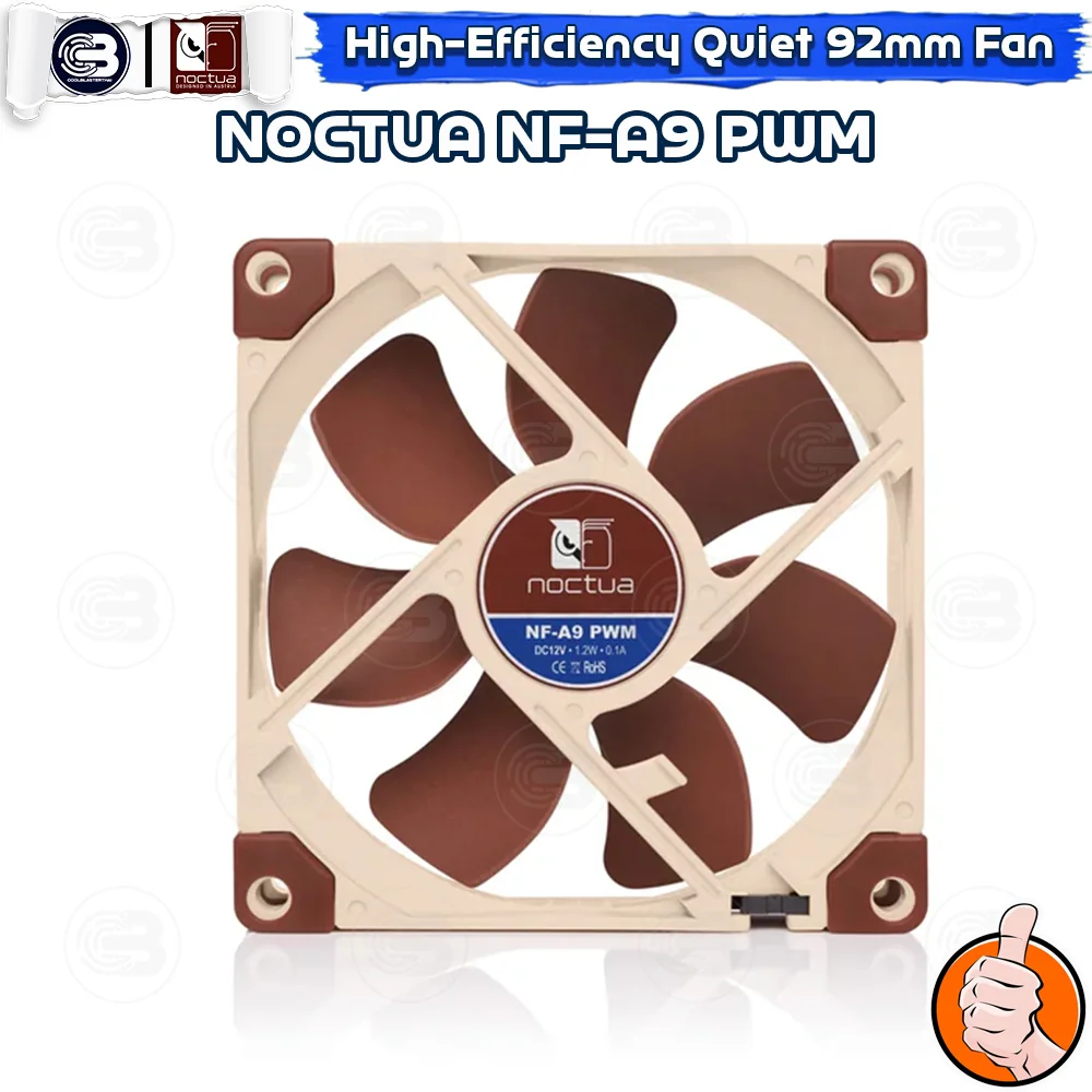 [CoolBlasterThai] NOCTUA NF-A9 PWM PC Fan Case (size 92 mm.) ประกัน 6 ปี